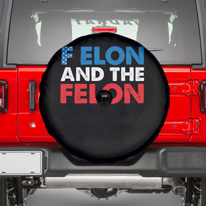 F Elon And The Felon Spare Tire Cover TS09 Black Print Your Wear