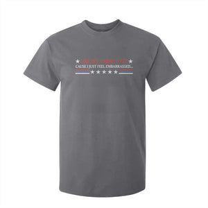 Are We Great Yet Cause I Just Feel Embarrassed T Shirt For Kid TS09 Charcoal Print Your Wear