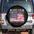 Are We Great Yet Spare Tire Cover Cause I Just Feel Embarrassed American Flag TS09 No hole Black Print Your Wear