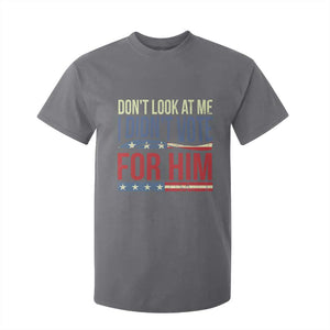Don't Look At Me I Didn't Vote For Him T Shirt For Kid TS09 Charcoal Print Your Wear