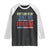 Don't Look At Me I Didn't Vote For Him Raglan Shirt TS09 Black White Print Your Wear