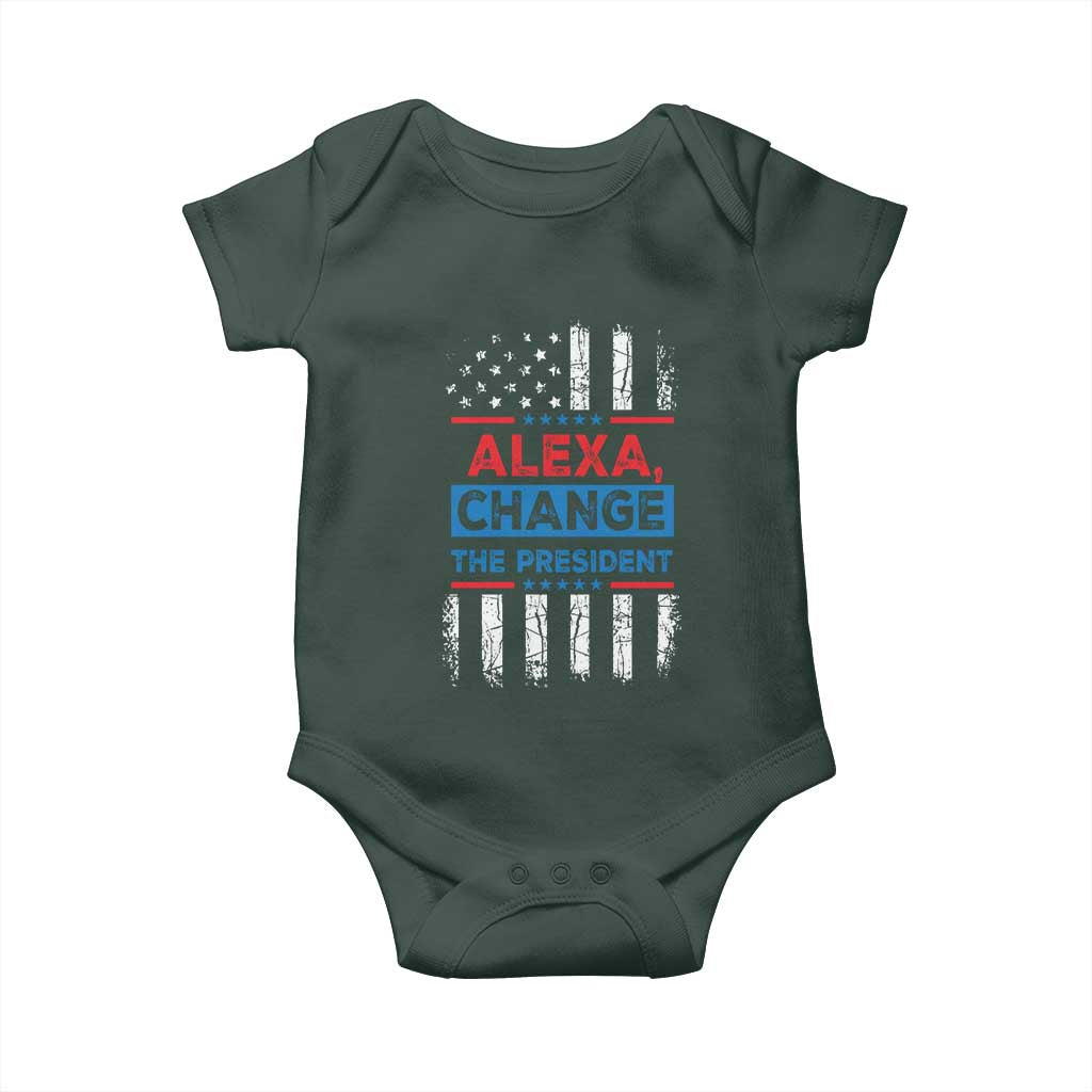Funny Alexa Change The President Baby Onesie TS09 Print Your Wear