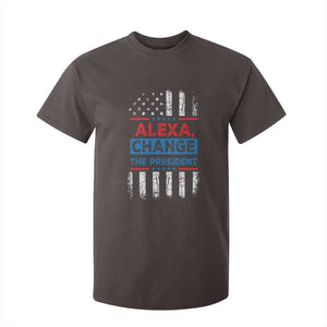 Funny Alexa Change The President T Shirt For Kid TS09 Dark Chocolate Print Your Wear
