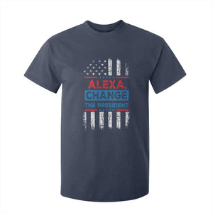 Funny Alexa Change The President T Shirt For Kid TS09 Navy Print Your Wear