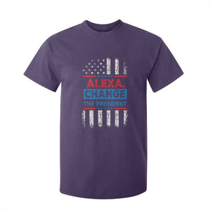 Funny Alexa Change The President T Shirt For Kid TS09 Purple Print Your Wear