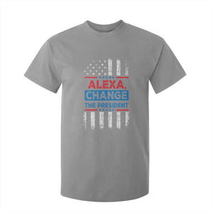 Funny Alexa Change The President T Shirt For Kid TS09 Sport Gray Print Your Wear