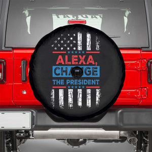 Funny Alexa Change The President Spare Tire Cover TS09 Black Print Your Wear