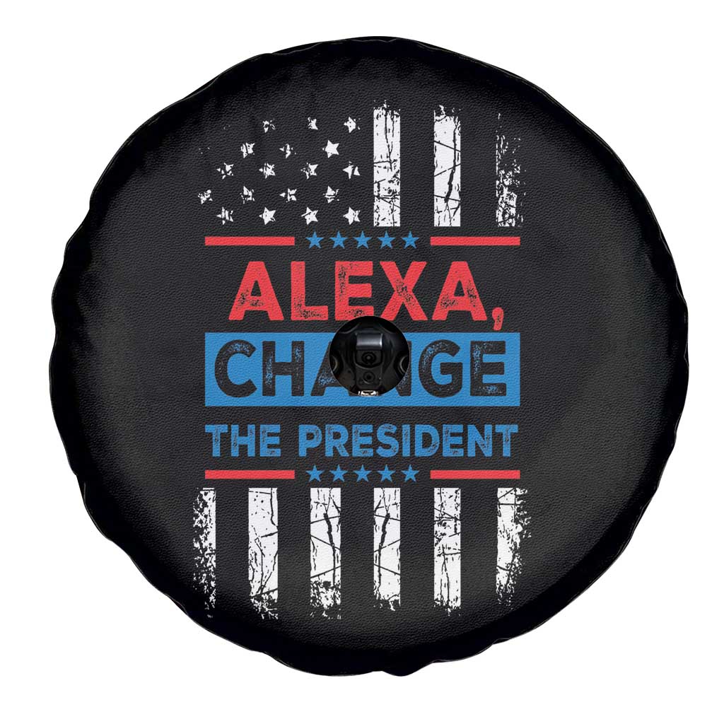 Funny Alexa Change The President Spare Tire Cover TS09 Print Your Wear