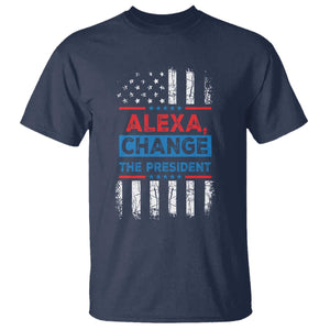 Funny Alexa Change The President T Shirt TS09 Navy Print Your Wear