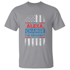Funny Alexa Change The President T Shirt TS09 Sport Gray Print Your Wear