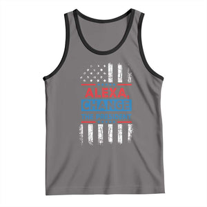 Funny Alexa Change The President Tank Top TS09 Deep Heather Black Print Your Wear