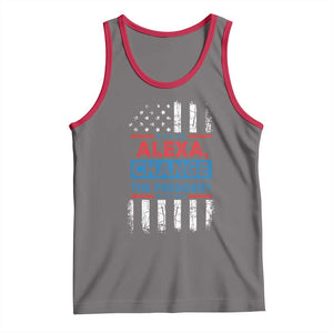 Funny Alexa Change The President Tank Top TS09 Deep Heather Red Print Your Wear