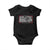 Theodore Roosevelt Baby Onesie When Tyranny Becomes Law Rebellion Becomes Duty TS09 Black Print Your Wear