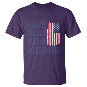 Have The Day You Voted For T Shirt America 2025 TS09 Purple Print Your Wear