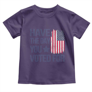 Have The Day You Voted For Toddler T Shirt America 2025 TS09 Purple Print Your Wear