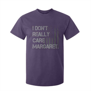 JD Vance T Shirt For Kid I Don't Really Care Margaret American Flag TS09 Purple Print Your Wear