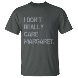 JD Vance T Shirt I Don't Really Care Margaret American Flag TS09 Dark Heather Print Your Wear