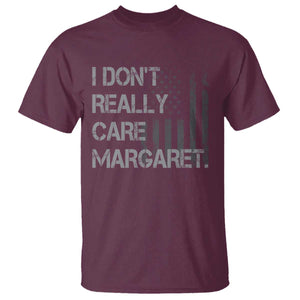 JD Vance T Shirt I Don't Really Care Margaret American Flag TS09 Maroon Print Your Wear