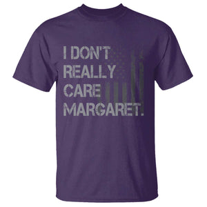 JD Vance T Shirt I Don't Really Care Margaret American Flag TS09 Purple Print Your Wear