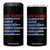 Trump Supporter 4 in 1 Can Cooler Tumbler Not Sorry For Voting For Trump For Believing America Is Great TS09 One Size: 16 oz Black Print Your Wear