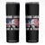 Trump 2025 Skinny Tumbler Good Luck Live In Peace Retro American Flag TS09 Black Print Your Wear