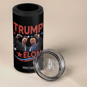 Cool Trump And Elon 2025 4 in 1 Can Cooler Tumbler TS09 Print Your Wear