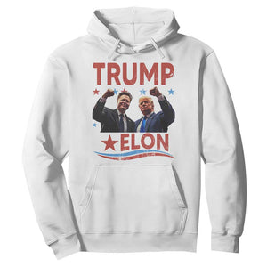 Cool Trump And Elon 2025 Hoodie TS09 White Print Your Wear