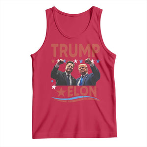 Cool Trump And Elon 2025 Tank Top TS09 Red Print Your Wear