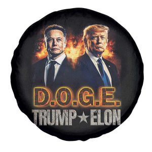 Trump Elon 2025 DOGE Spare Tire Cover TS09 Print Your Wear