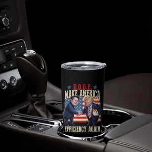 Trump Elon 2025 Tumbler Cup DOGE Make America Efficiency Again TS09 Print Your Wear