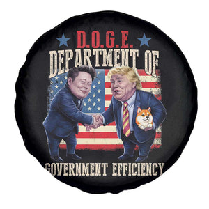 Trump Elon 2025 Spare Tire Cover DOGE Department of Government Efficiency TS09 Print Your Wear