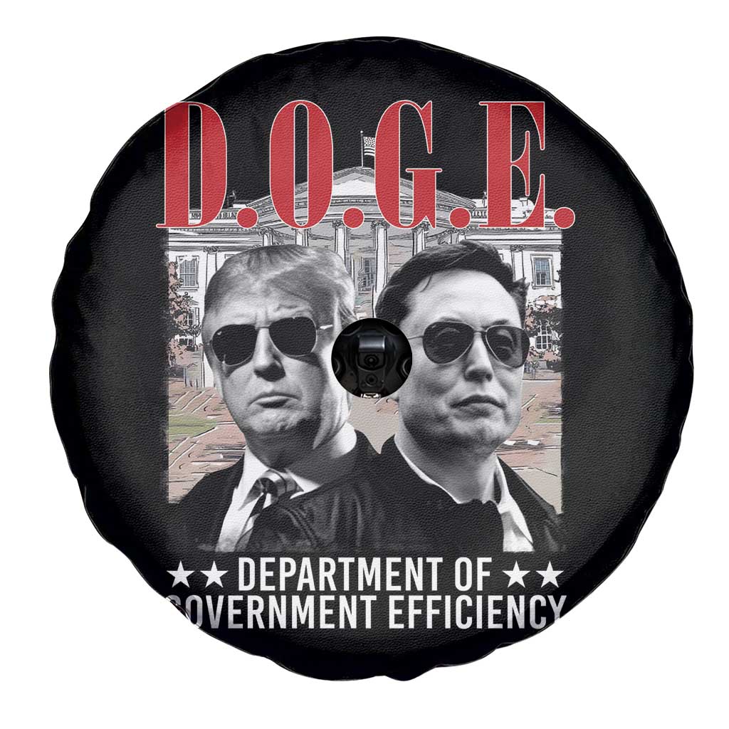 Trump Elon DOGE Spare Tire Cover Department of Government Efficiency TS09 Print Your Wear