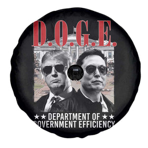 Trump Elon DOGE Spare Tire Cover Department of Government Efficiency TS09 Print Your Wear