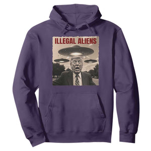 Funny Trump Illegal Aliens Hoodie TS09 Purple Print Your Wear