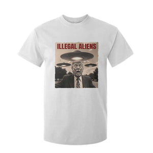 Funny Trump Illegal Aliens T Shirt For Kid TS09 White Print Your Wear