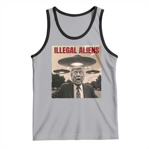 Funny Trump Illegal Aliens Tank Top TS09 Athletic Heather Black Print Your Wear