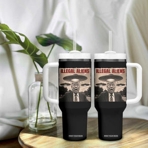 Funny Trump Illegal Aliens Tumbler With Handle TS09 Print Your Wear