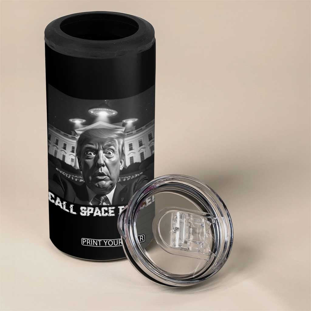 Illegal Aliens Funny Trump 4 in 1 Can Cooler Tumbler Call Space Force TS09 Print Your Wear