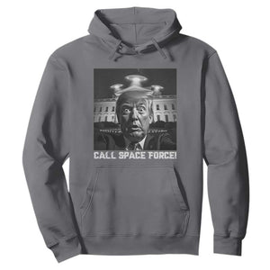 Illegal Aliens Funny Trump Hoodie Call Space Force TS09 Charcoal Print Your Wear