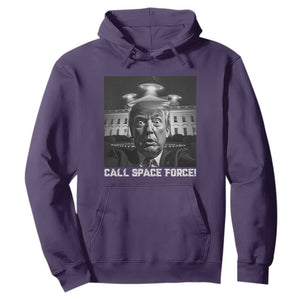 Illegal Aliens Funny Trump Hoodie Call Space Force TS09 Purple Print Your Wear