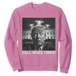Illegal Aliens Funny Trump Sweatshirt Call Space Force TS09 Azalea Print Your Wear