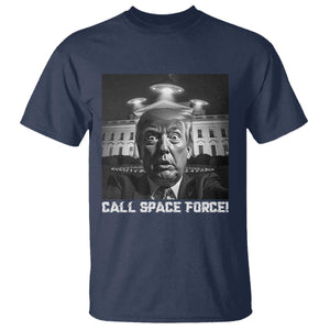 Illegal Aliens Funny Trump T Shirt Call Space Force TS09 Navy Print Your Wear