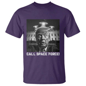 Illegal Aliens Funny Trump T Shirt Call Space Force TS09 Purple Print Your Wear