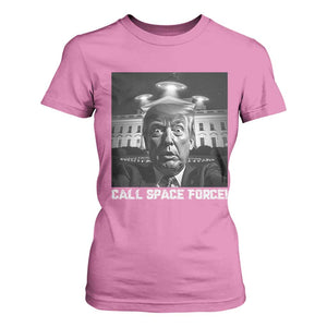 Illegal Aliens Funny Trump T Shirt For Women Call Space Force TS09 Azalea Print Your Wear