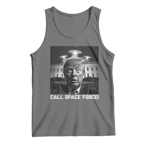 Illegal Aliens Funny Trump Tank Top Call Space Force TS09 Black Heather Print Your Wear