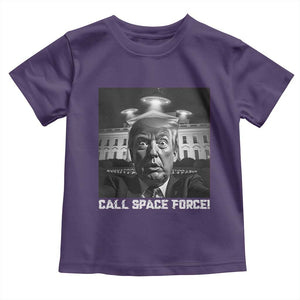 Illegal Aliens Funny Trump Toddler T Shirt Call Space Force TS09 Purple Print Your Wear