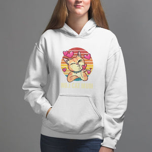 Mother's Day Cat Lover Hoodie No.1 Cat Mum Mother Of Cats TS09 White Printyourwear