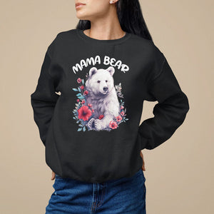 Mother's Day Mama Bear Best Mom Sweatshirt TS09 Black Printyourwear