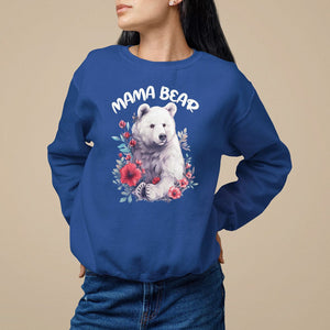 Mother's Day Mama Bear Best Mom Sweatshirt TS09 Royal Blue Printyourwear