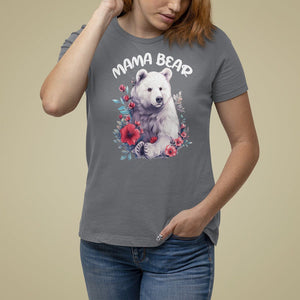 Mother's Day Mama Bear Best Mom T Shirt For Women TS09 Charcoal Printyourwear